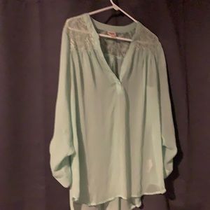 5 for 30 🤑Missimo XXL mint green blouse